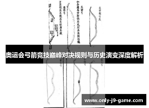 奥运会弓箭竞技巅峰对决规则与历史演变深度解析