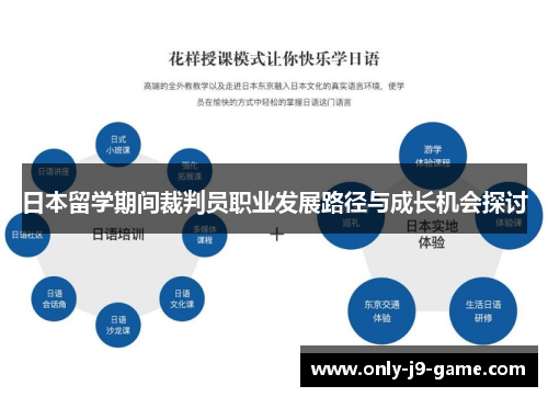 日本留学期间裁判员职业发展路径与成长机会探讨